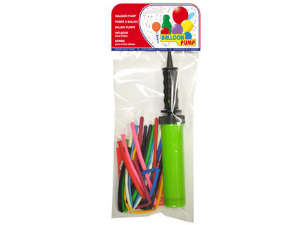 10 globos para modelar + inflador